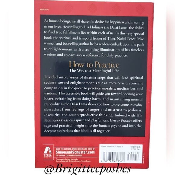 DALAI LAMA How To Practice The Way to a Meaningful  Life - Paperback - Picture 3 of 8